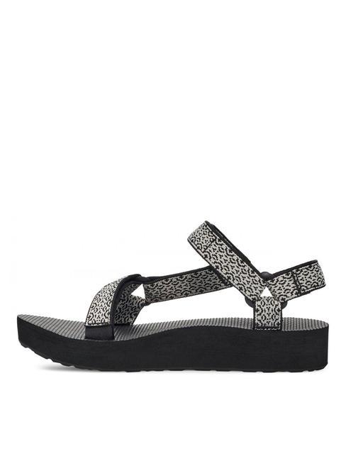 MIDFORM UNIVERSAL  Sandalo  boho white/ black - Scarpe Donna