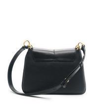 THE BRIDGE ELISABETTA Borsa con flap a spalla in pelle Nero Oro - Borse Donna - 3