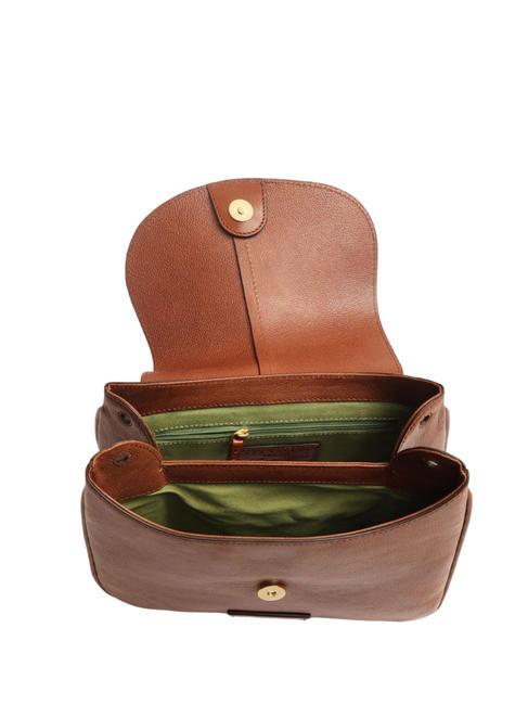 ELISABETTA  Borsa a tracolla, in pelle MARRONE - Borse Donna