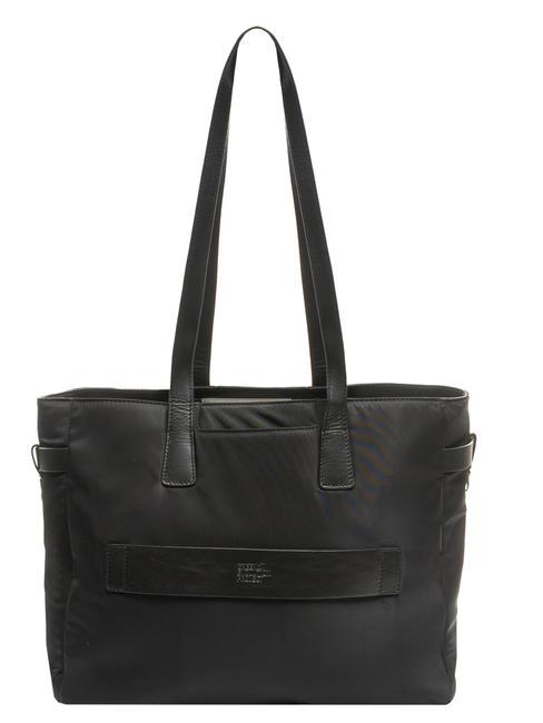 RYAN Shopper porta PC 14", in tessuto riciclato Nero - Borse Donna