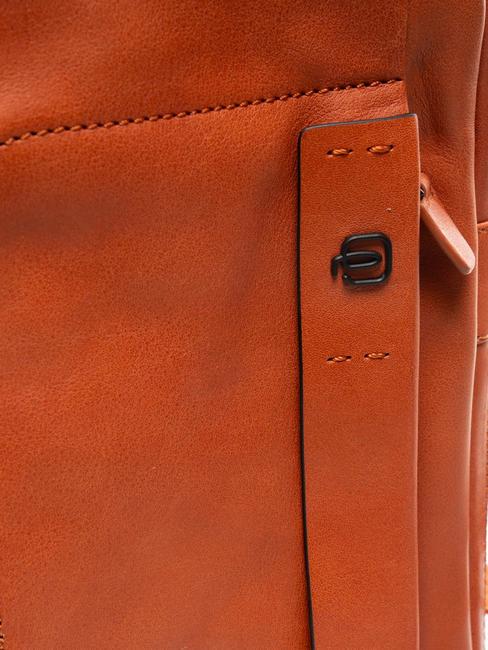 CAMPIONARIO - X18 Borsello grande in pelle arancio2 - Tracolle Uomo