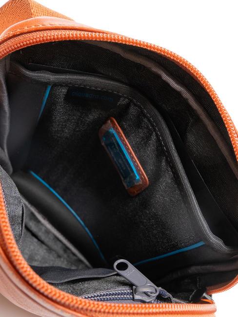 CAMPIONARIO - X18 Borsello grande in pelle arancio2 - Tracolle Uomo