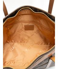 ALVIERO MARTINI PRIMA CLASSE MONOGRAM Shopping Bag stampa logo moro - Borse Donna - 5