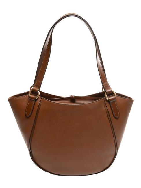 DOMITILLA  Shopper a spalla, in pelle MARRONE - Borse Donna