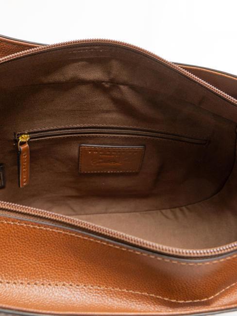 DOMITILLA  Shopper a spalla, in pelle MARRONE - Borse Donna