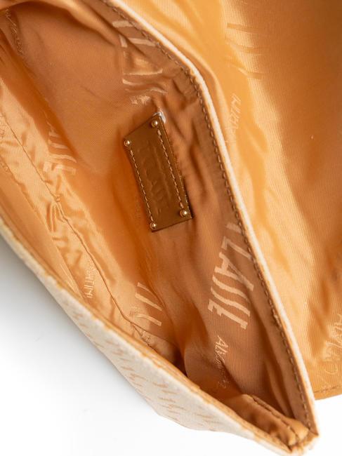 MONOGRAM Pochette con polsierina crema - Borse Donna