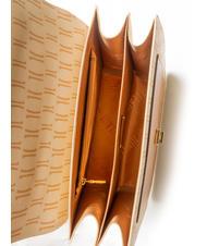 ALVIERO MARTINI PRIMA CLASSE MONOGRAM  Cartelletta a mano, con tracolla crema - Borse Donna - 5