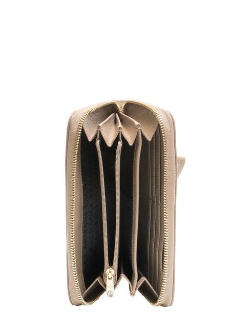 A|X METALLIC LOGO Portafoglio grande zip around dark pisco - Portafogli Donna