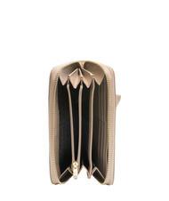 ARMANI EXCHANGE A|X METALLIC LOGO Portafoglio grande zip around dark pisco - Portafogli Donna - 2