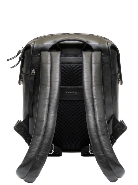 BICOLOR Zaino in pelle porta pc 13" black/black - Zaini da lavoro porta PC