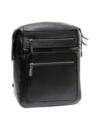 MOMO DESIGN BICOLOR Zaino in pelle porta pc 13" black/black - Zaini da lavoro porta PC - 4