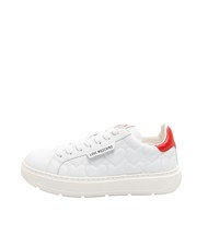 LOVE MOSCHINO BOLD 40 Sneakers in pelle bianco/lacca - Scarpe Donna - 2
