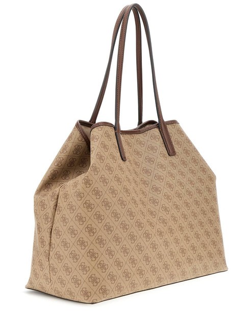 ECO VICTTORIA Borsa a spalla latte logo/brown - Borse Donna