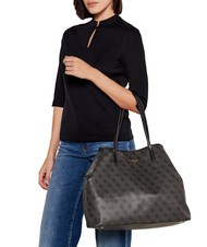 GUESS ECO VICTTORIA Borsa a spalla coal - Borse Donna - 6