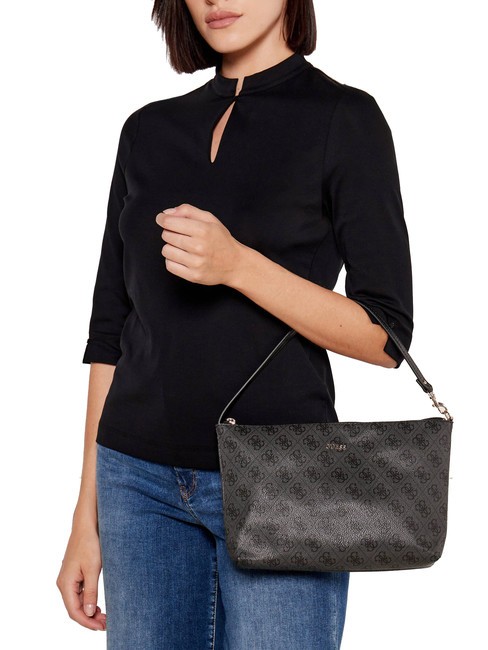 ECO VICTTORIA Borsa a spalla coal - Borse Donna