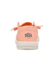 HEY DUDE WENDY CANVAS W Mocassini in tela pink - Scarpe Donna - 4