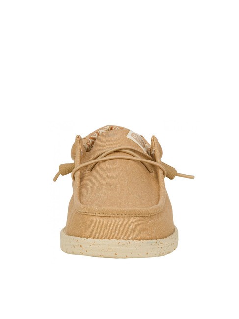 WALLY CANVAS M Mocassini easy-on in tela tan - Scarpe Uomo