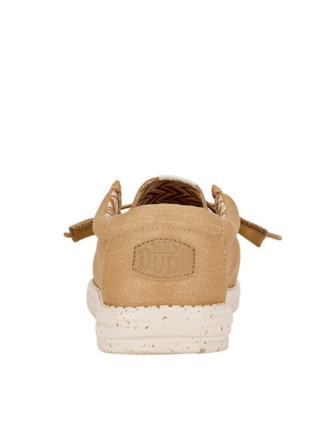 WALLY CANVAS M Mocassini easy-on in tela tan - Scarpe Uomo