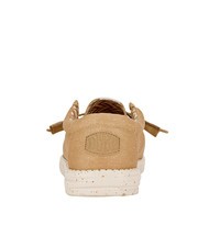 HEY DUDE WALLY CANVAS M Mocassini easy-on in tela tan - Scarpe Uomo - 4