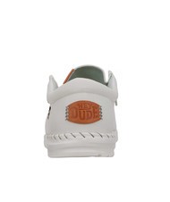 HEY DUDE WALLY FUNK NYLON CRAFT Mocassini in tessuto chambray stone white - Scarpe Uomo - 4