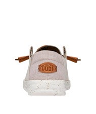HEY DUDE WENDY WASHED CANVAS Scarpa easy-on in tela cream - Scarpe Donna - 4