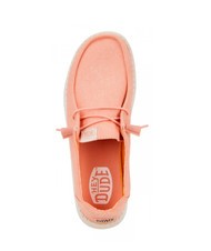 HEY DUDE WENDY CANVAS W Mocassini in tela pink - Scarpe Donna - 5