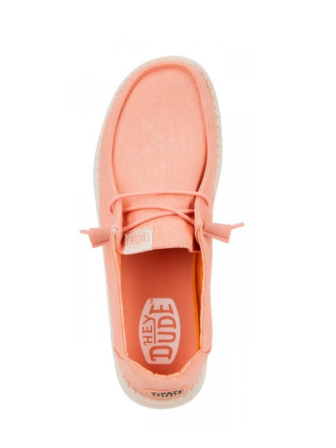 WENDY CANVAS W Mocassini in tela pink - Scarpe Donna