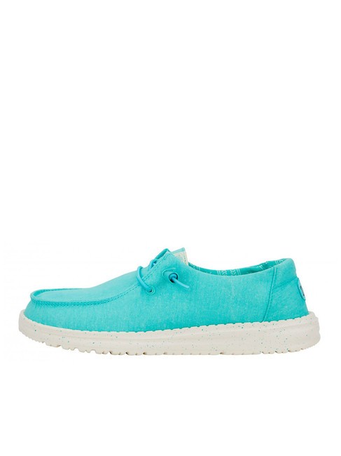 WENDY CANVAS W Mocassini in tela turquoise - Scarpe Donna