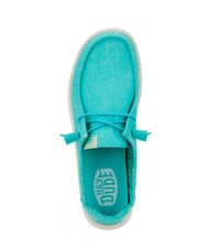 HEY DUDE WENDY CANVAS W Mocassini in tela turquoise - Scarpe Donna - 4