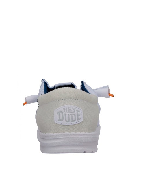 WALLY FUNK OPEN MESH Mocassini easy-on in tessuto mesh white/white - Scarpe Uomo