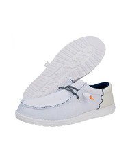 HEY DUDE WALLY FUNK OPEN MESH Mocassini easy-on in tessuto mesh white/white - Scarpe Uomo - 6