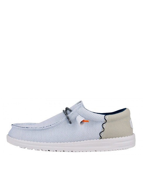 WALLY FUNK OPEN MESH Mocassini easy-on in tessuto mesh white/white - Scarpe Uomo
