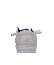 HEY DUDE WALLY FUNK OPEN MESH Mocassini easy-on in tessuto mesh white/white - Scarpe Uomo - 4