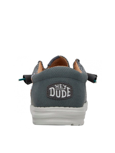 WALLY FUNK OPEN MESH Mocassini easy-on in tessuto mesh grey - Scarpe Uomo