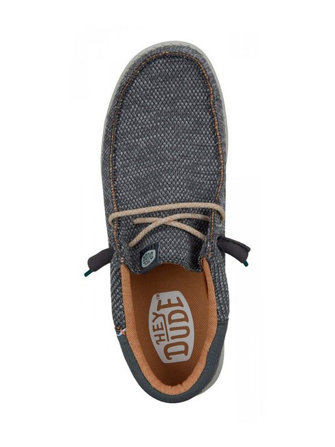 WALLY FUNK OPEN MESH Mocassini easy-on in tessuto mesh grey - Scarpe Uomo