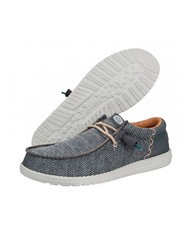 HEY DUDE WALLY FUNK OPEN MESH Mocassini easy-on in tessuto mesh grey - Scarpe Uomo - 6