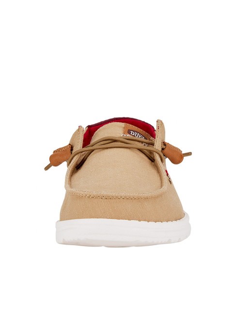 WENDY CHAMBRAY BOHO Mocassini easy-on in canvas brown - Scarpe Donna