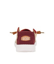 HEY DUDE WENDY CHAMBRAY BOHO Mocassini easy-on in canvas brown - Scarpe Donna - 4