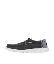 HEY DUDE WALLY COASTLINE Mocassini easy-on black/white - Scarpe Uomo - 2