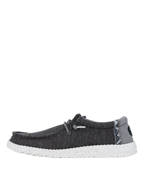 WALLY COASTLINE Mocassini easy-on black/white - Scarpe Uomo