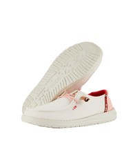 HEY DUDE WENDY CHAMBRAY BOHO Mocassini easy-on in canvas natural - Scarpe Donna - 6