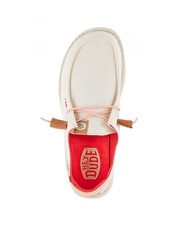 HEY DUDE WENDY CHAMBRAY BOHO Mocassini easy-on in canvas natural - Scarpe Donna - 5