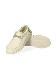 HEY DUDE WALLY COASTLINE Mocassini easy-on stone white - Scarpe Uomo - 6