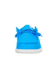 HEY DUDE WALLY CANVAS M Mocassini easy-on in tela blue - Scarpe Uomo - 3