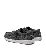 HEY DUDE WALLY SPORT KNIT Scarpa easy-on in tessuto melange black/white - Scarpe Uomo - 3