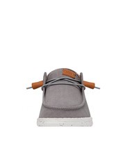 HEY DUDE WENDY WASHED CANVAS Scarpa easy-on in tela grey - Scarpe Donna - 3