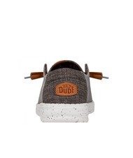 HEY DUDE WENDY WASHED CANVAS Scarpa easy-on in tela grey - Scarpe Donna - 4