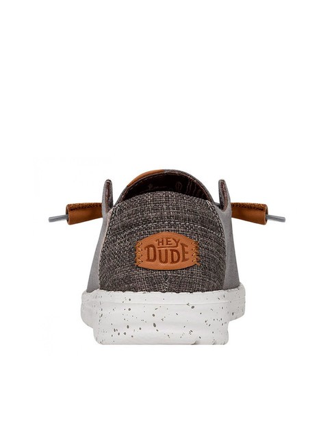 WENDY WASHED CANVAS Scarpa easy-on in tela grey - Scarpe Donna