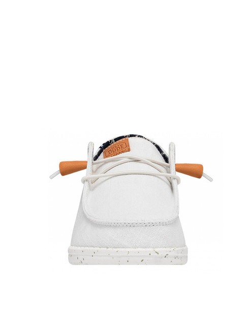 WENDY WASHED CANVAS Scarpa easy-on in tela white - Scarpe Donna
