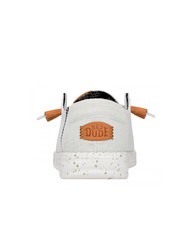 HEY DUDE WENDY WASHED CANVAS Scarpa easy-on in tela white - Scarpe Donna - 4